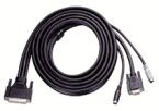 Zvětšit fotografii - ATEN KVM sdružený kabel k CS-128A, CS-228, CS-428, 10xx, PS/2, 5m