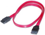 Zvětšit fotografii - PremiumCord 0,75m datový kabel SATA 1.5/3.0 GBit/s červený