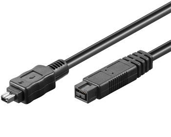 PremiumCord FireWire 800 kabel, 1394B 9pin-4pin, 1.8m