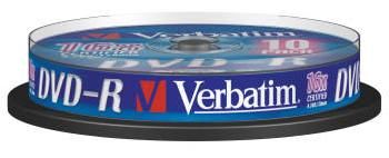 VERBATIM DVD-R 16x Verbatim AZO 4.7GB 10pack