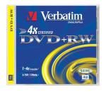 DVD+RW 4x Verbatim AZO 4.7GB 1ks
