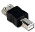 PremiumCord USB 2.0 redukce A-B, Female/Male