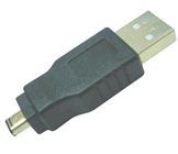 PremiumCord USB redukce A-B M/M mini USB 5pin