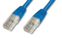 Zvětšit fotografii - PremiumCord Patch kabel UTP RJ45-RJ45 level 5e 0.5m modrá
