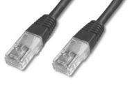 Zvětšit fotografii - PremiumCord Patch kabel UTP RJ45-RJ45 level 5e 0.5m černá