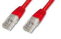 PremiumCord Patch kabel UTP RJ45-RJ45 level 5e 1m červená
