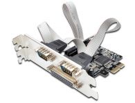 Zvětšit fotografii - DIGITUS PCI Express karta 2xCOM+1xLPT (DS-30040-2)
