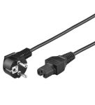Zvětšit fotografii - PremiumCord Kabel síťový 230V k počítači 2m  IEC 320 C15 konektor s drážkou