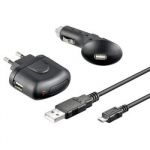 goobay Nabíjecí zdroj s konektorem micro USB na 230V a do automobilu 1A