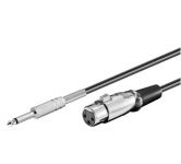 Zvětšit fotografii - PremiumCord Kabel Jack 6.3mm-XLR M/F 6m