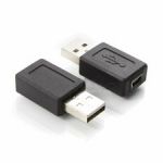 Zvětšit fotografii - PremiumCord USB redukce A/Male - MINI USB typ B 5 PIN/Female