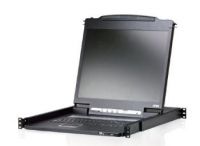 Zvětšit fotografii - ATEN Lightweight console, 19" LED LCD,  rack 19", klávesnice, touchpad PS/2+USB