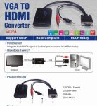 PremiumCord VGA+audio elektronický konvertor na rozhraní HDMI