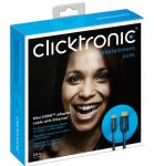 ClickTronic HQ OFC HDMI micro HDMI, zlacené, HDMI HighSpeed with Ethernet 1m