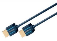 ClickTronic HQ OFC kabel HDMI High Speed s Ethernetem, zlacené, tenký kabel 3D, 1m