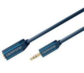 ClickTronic HQ OFC kabel Jack 3,5mm - Jack 3,5mm stereo, M/F, 5m