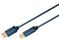 ClickTronic HQ OFC USB2.0 kabel, A-B, zlacené konektory, 1.8m