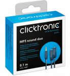ClickTronic HQ OFC Y redukce Jack 3,5mm - 2x Jack 3,5mm stereo, M/F, 10cm