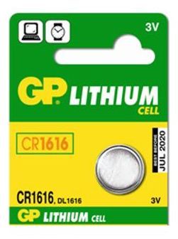 GP Lithium Cell CR1616 3V 55mAh