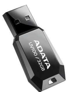 A-DATA DashDrive Series UV100 32GB USB 2.0 flashdisk, slim, černý