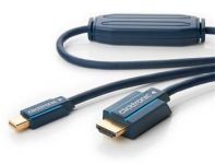 Zvětšit fotografii - ClickTronic HQ OFC kabel mini DisplayPort - HDMI typ A, zlacené kon., 3D, M/M, 2m