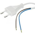 Zvětšit fotografii - PremiumCord Flexo kabel síťový dvoužilový 230V s vidlicí 3m bílý