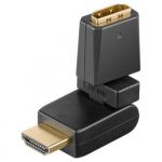 PremiumCord HDMI adapter  19pin Female - 19pin Male otočná ve dvou osách