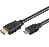 Zvětšit fotografii - PremiumCord Kabel 4K HDMI A - HDMI mini C, 1m