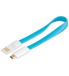 Zvětšit fotografii - PremiumCord Kabel micro USB 2.0, A-B 0,2m magnetický, barva modrá