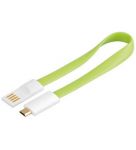 Zvětšit fotografii - PremiumCord Kabel micro USB 2.0, A-B 0,2m magnetický, barva zelená