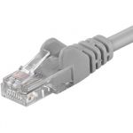 Zvětšit fotografii - PremiumCord Patch kabel UTP RJ45-RJ45 level 5e 0.1m šedá