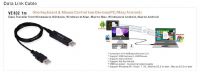PremiumCord USB 2.0 Transfer link kabel pro přenos dat a sdílení myši + klávesnice