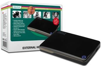 DIGITUS Externí box 2,5" HDD/SSD, SATA - USB 3.0, bezšroubová montáž