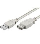 Zvětšit fotografii - PremiumCord USB 2.0 kabel prodlužovací, A-A, 20cm