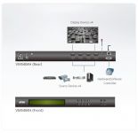 ATEN 4x4 port HDMI matrix přepínač a scaler, přenos na větší vzdálenosti do 15m