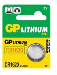 Zvětšit fotografii - GP Lithiová knoflíková baterie CR1620 (DL1620), 3V