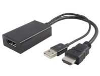 PremiumCord  adaptér HDMI to  DisplayPort  Male/Female s napájením z USB