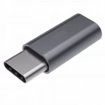 PremiumCord Adaptér USB-C/male - USB2.0  Micro-B/female, kovově šedý
