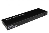 PremiumCord HDMI splitter 1-16 Portů, kovový s napájecím adaptérem, 4K,1080p, 3D