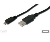 PremiumCord Kabel micro USB 2.0, A-B 0,75m  kabel navržený pro rychlé nabíjení