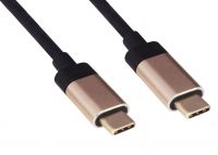 Zvětšit fotografii - PremiumCord Kabel USB 3.2 konektor C/male - USB 3.2  C/male, 0,5m hliníkové  konektory