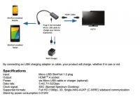 PremiumCord SlimPort/MyDP adaptér na HDMI s micro USB napájením goobay