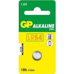 Zvětšit fotografii - GP Alkalická knoflíková baterie GP LR54 (189F), blistr