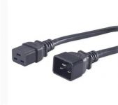 Zvětšit fotografii - PremiumCord Kabel síťový prodlužovací  230V 16A 1,5m, konektory IEC 320 C19 - IEC 320 C20