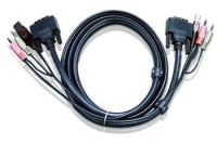 Zvětšit fotografii - ATEN KVM DVI-I, audio sdružený kabel k CS-1642A/1762A/1782A/1788/1768 USB, 2m