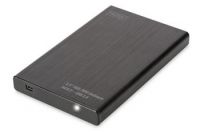 DIGITUS Externí box 2,5&quot; SATA I/II - USB 2.0, prémiový vzhled, hliníkový plášť