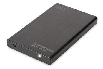 DIGITUS Externí box 2,5" SATA I/II - USB 2.0, prémiový vzhled, hliníkový plášť