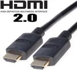 PremiumCord HDMI 2.0b High Speed + Ethernet kabel, zlacené konektory, 1,5m