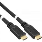Zvětšit fotografii - PremiumCord HDMI High Speed with Ether.4K@60Hz kabel se zesilovačem,20m, 3x stínění, M/M, zlacené konektory,