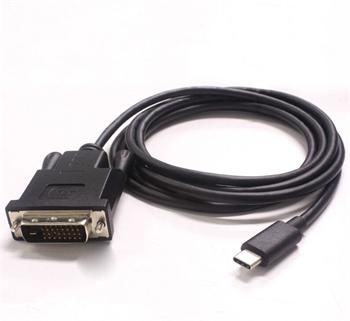 PremiumCord Kabel USB-C na DVI, rozlišení 1920x1080 při 60Hz,délka 1,8m